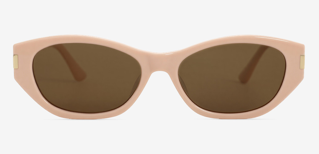 Graham Pink Rectangle Sunglasses