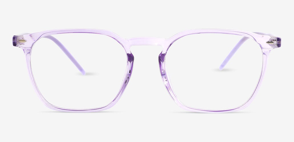 Samantha Lunettes Carrées Violettes