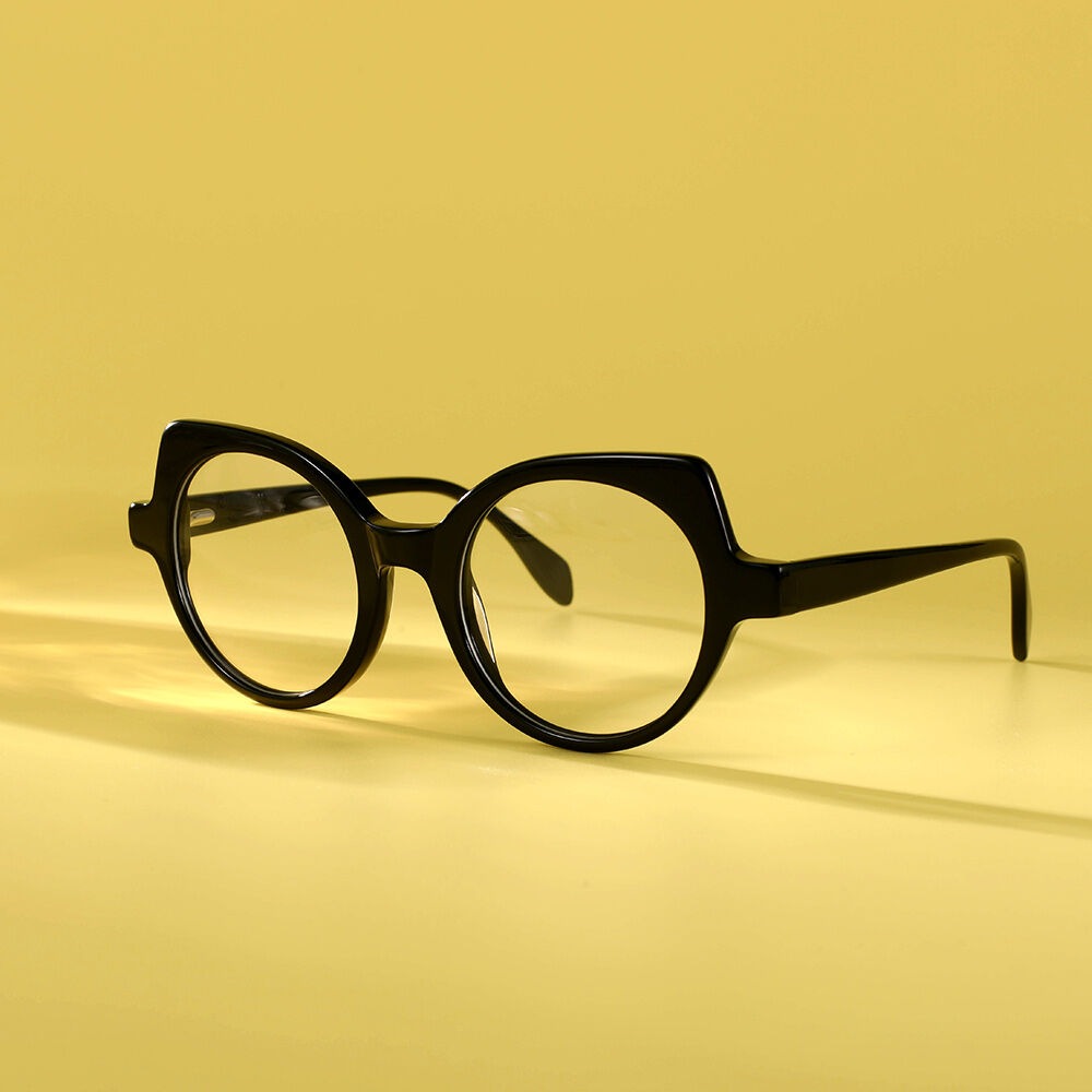 Abby Cat Eye Schwarze Brille