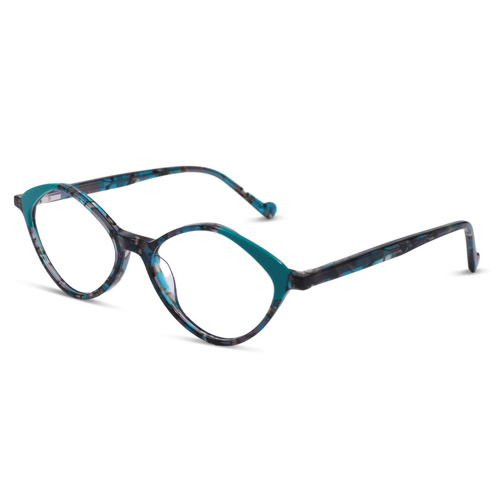 Sutherlin Oval Green Glasses