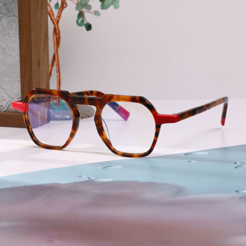 Conidi Geometrische Rote Schildkröte Brille