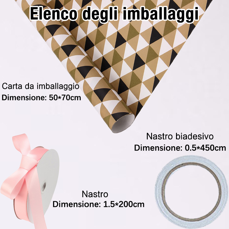 Regalo fai da te con carta da regalo natalizia con renna e fiocchi di neve per gli amici