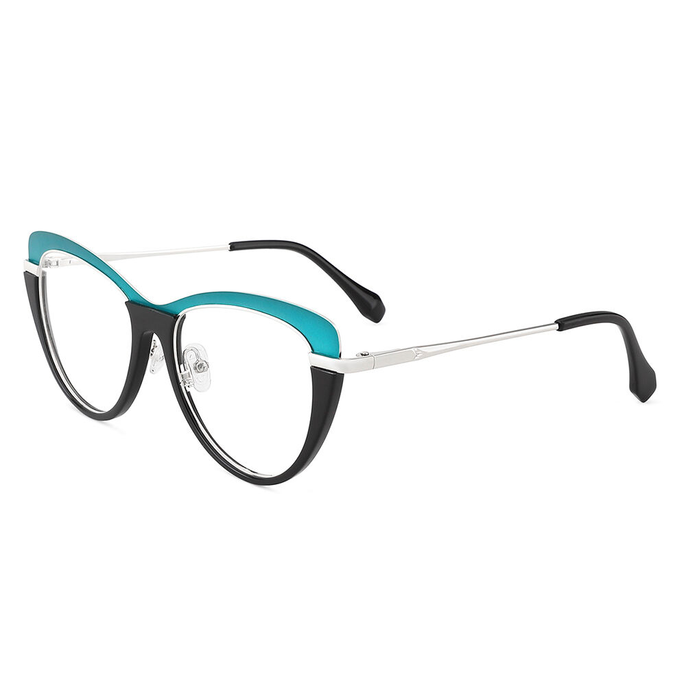 Lunettes de Vue Catwoman Cat Eye Bleu