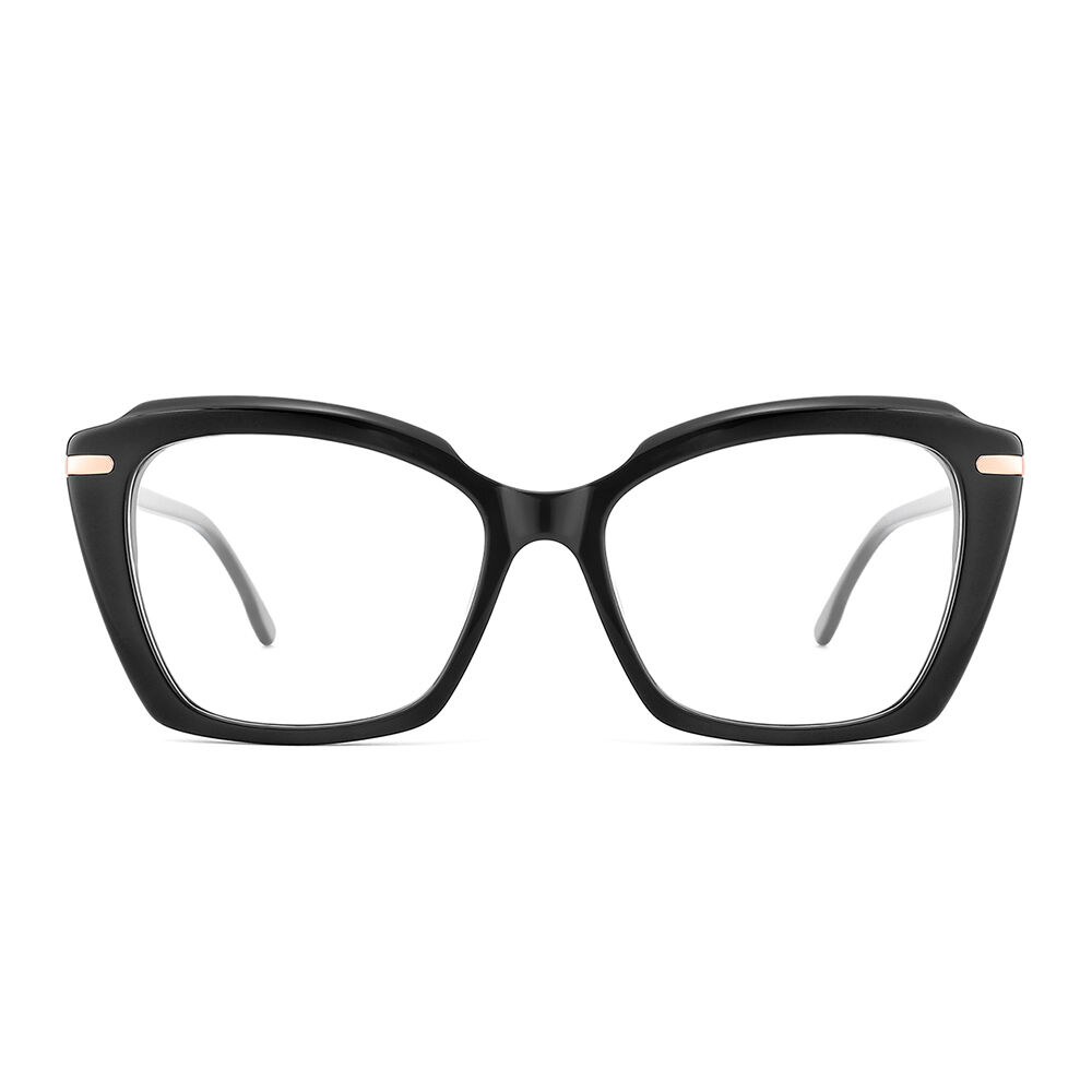 Dolores Cat Eye Black Glasses