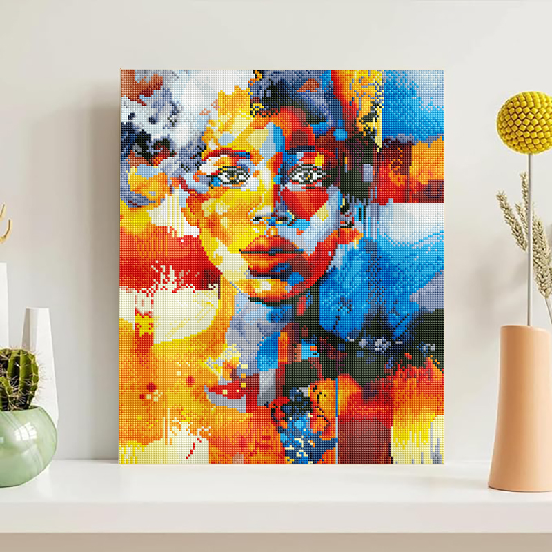 Colorful Girl Diamond Painting Exquisite Gift for Best Friend