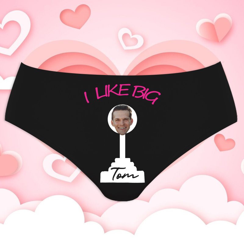 Personalized Photo Women's Underwear with Creative Pattern Gift for Wife