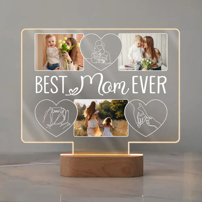 Personalized Picture Nigt Light Special Mother's Day Gift