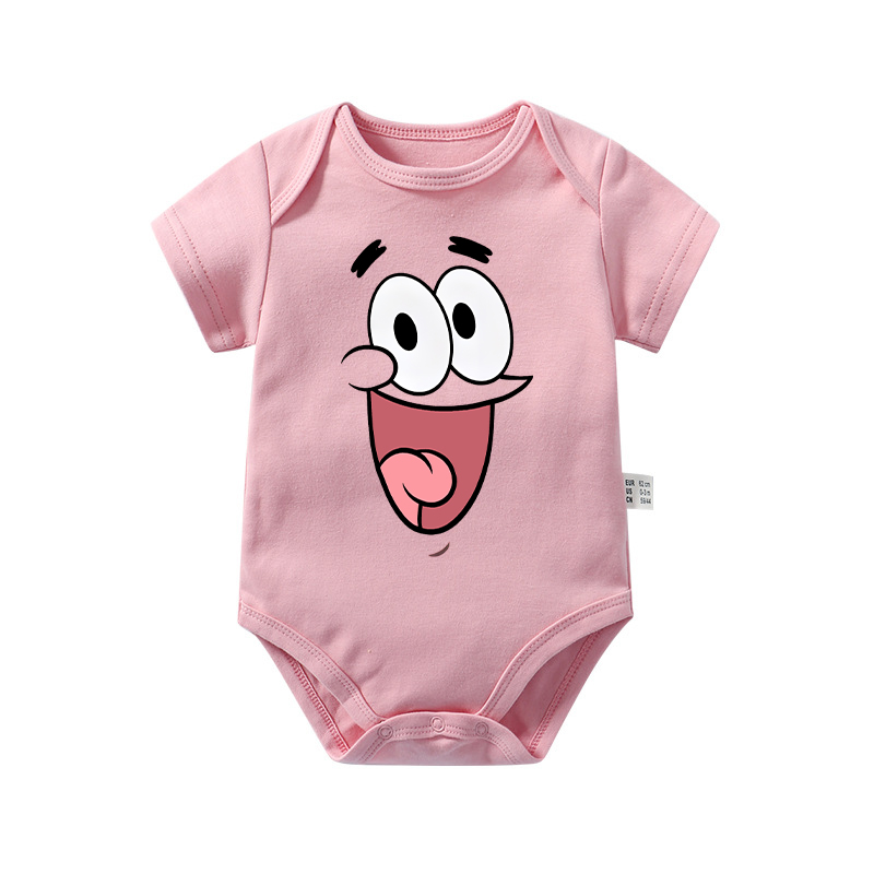 Body de bebé personalizado con diseño de Bob Esponja y un personaje adorable, regalo creativo para baby shower y nueva mamá