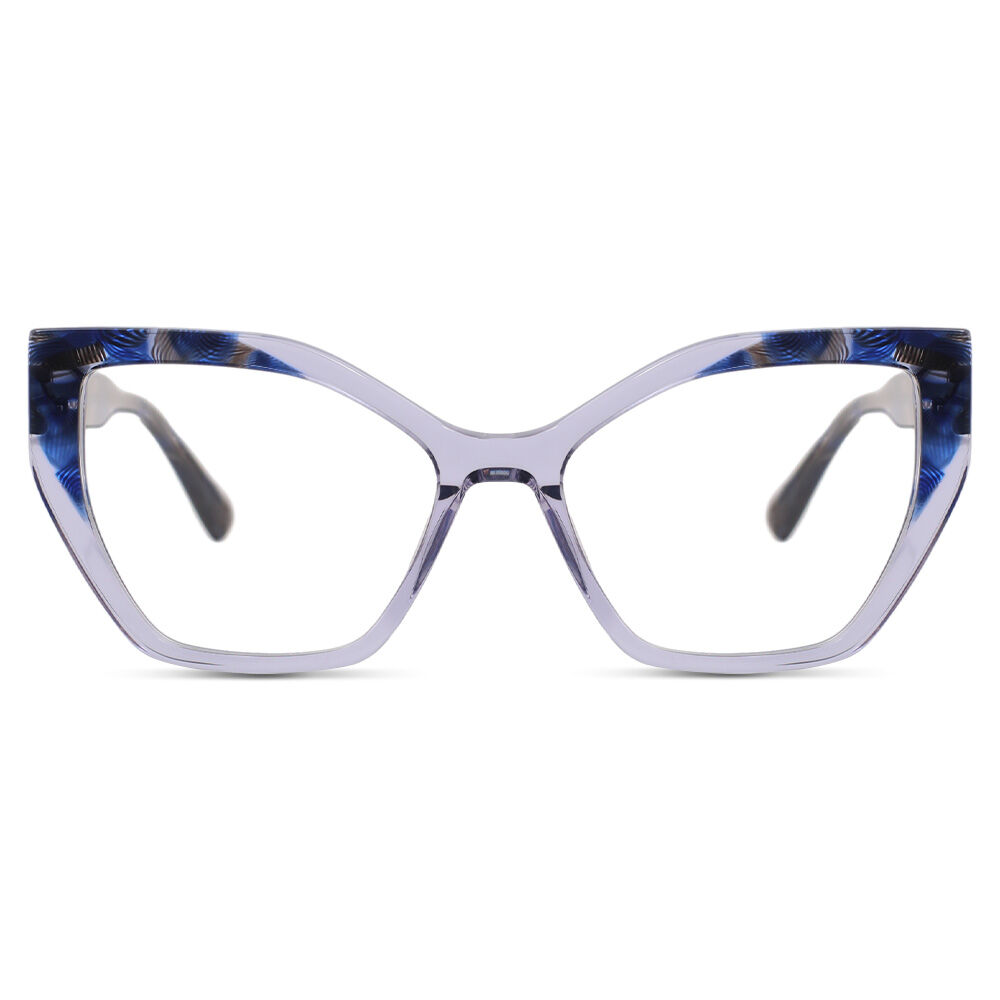 Whitney Cat Eye Blue Glasses