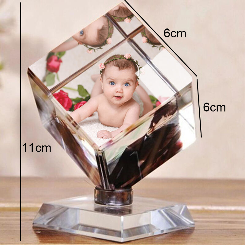 Custom Crystal Photo Frame Cube Frame