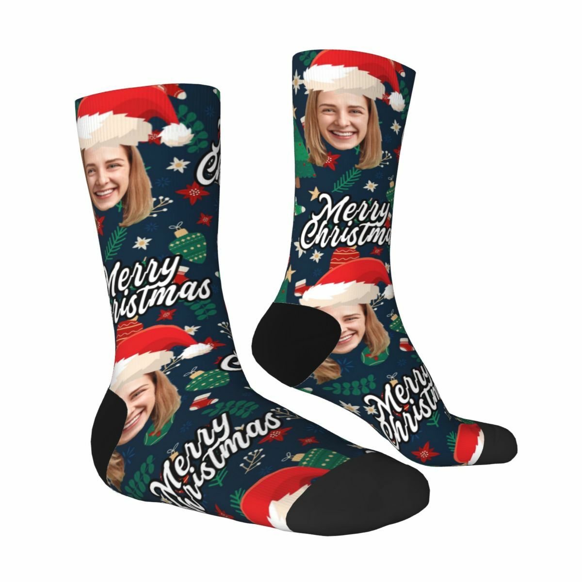 カスタマイズ 顔 顔写真 イラスト ハイソックス