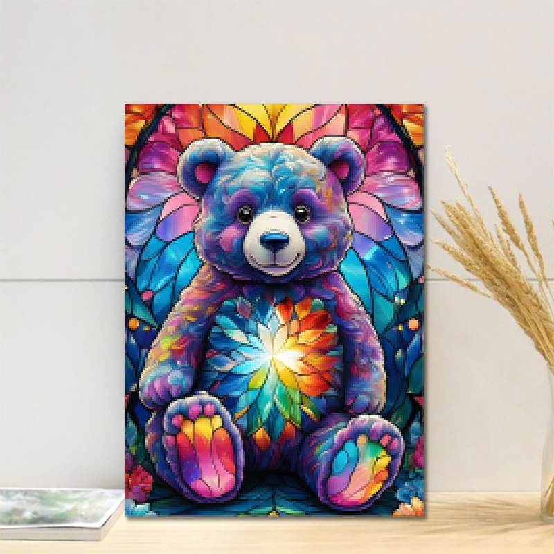 ダイヤモンド アート 熊 ビーズ絵画 DIY 手作り インテリア