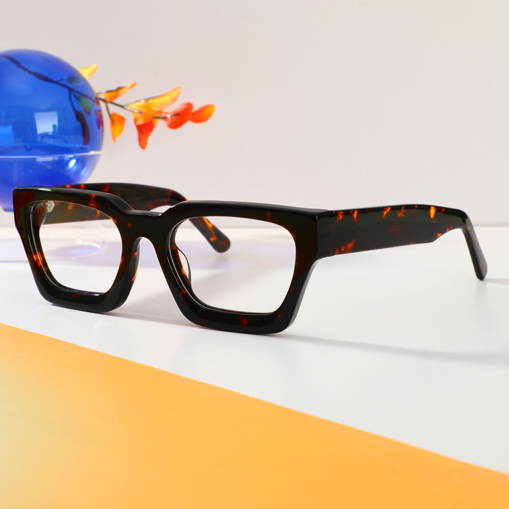 Eugene Square Tortoise Glasses