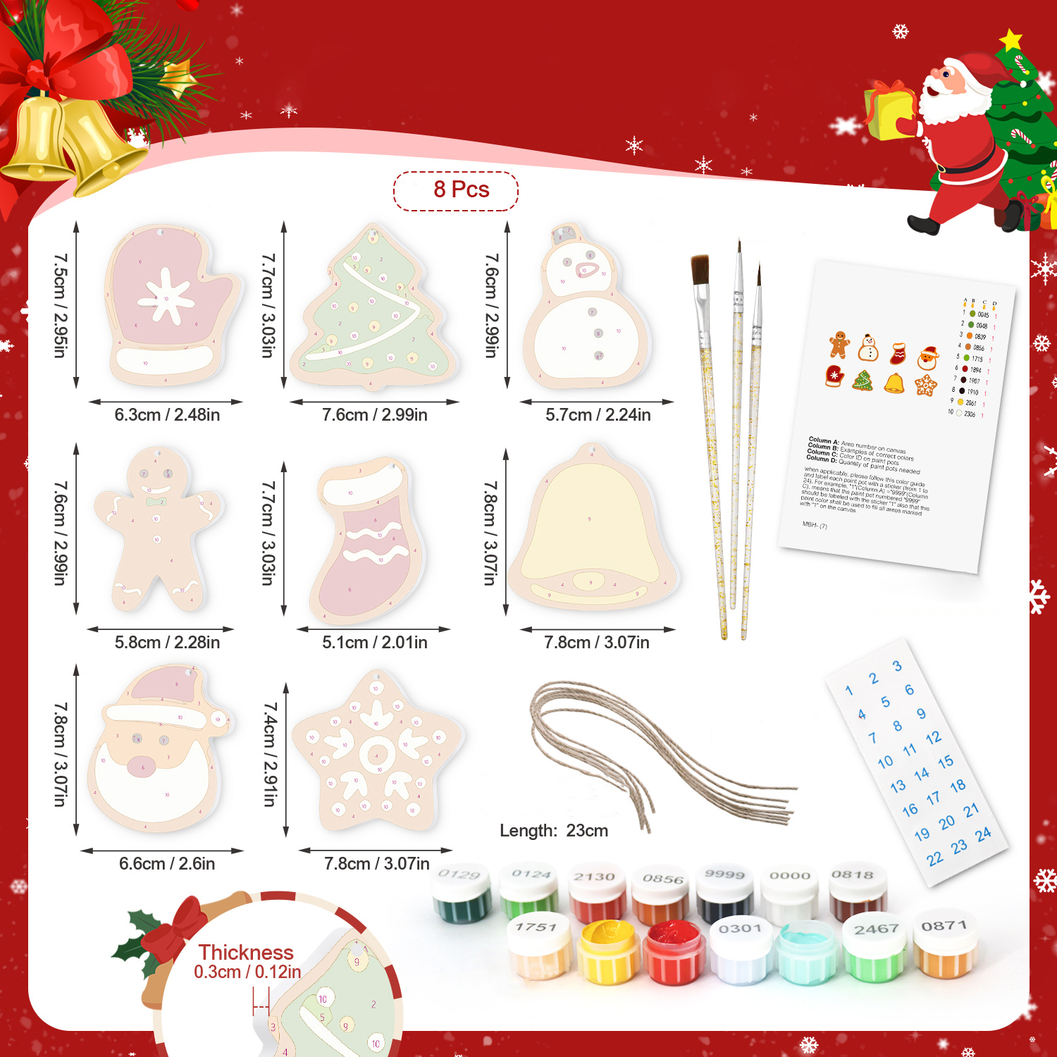 Décorations de Noël DIY graffiti un cadeau raffiné pour la famille