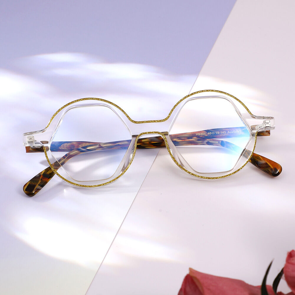 Tennant Round Gold Glasses