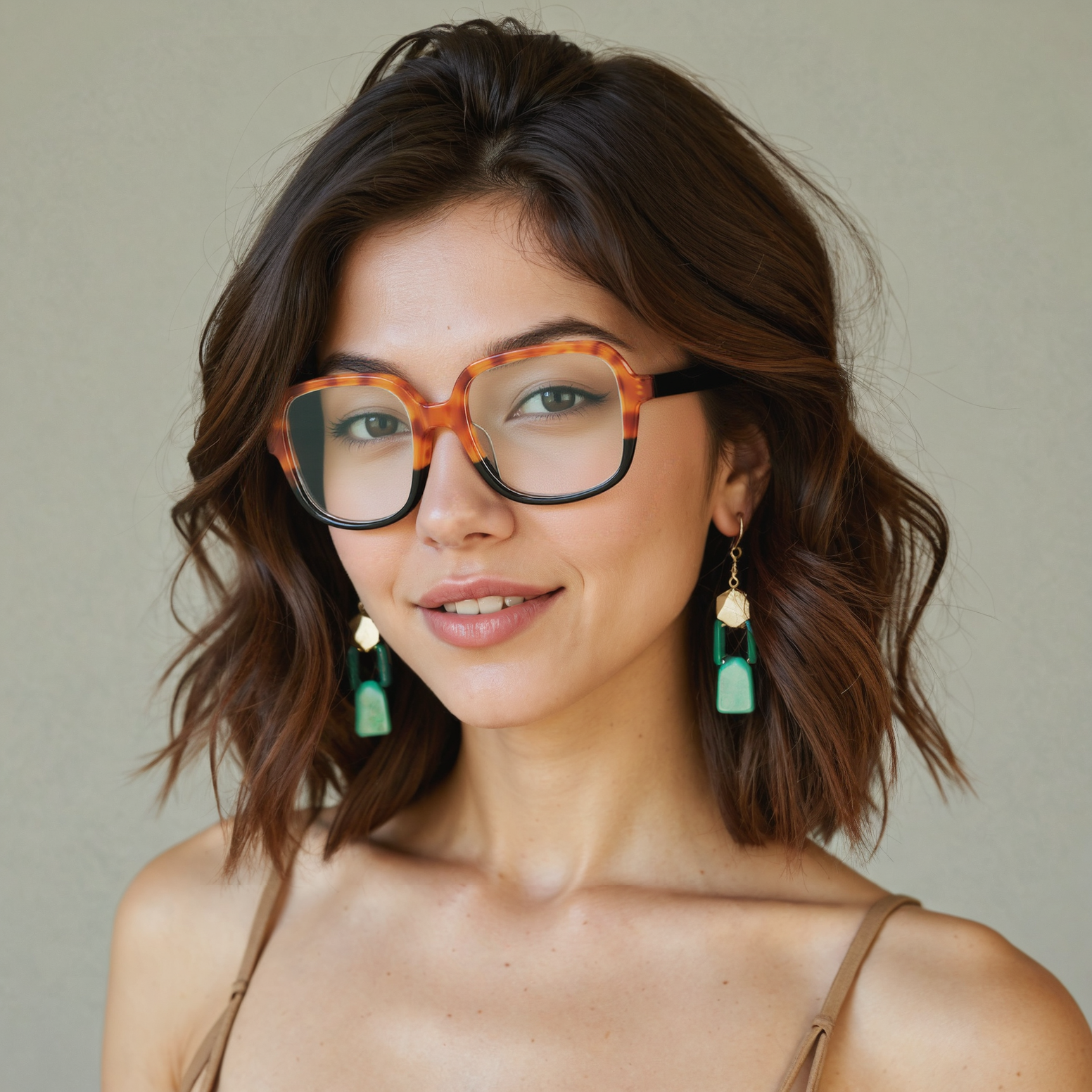 Ford Quadratische Schwarze Brille