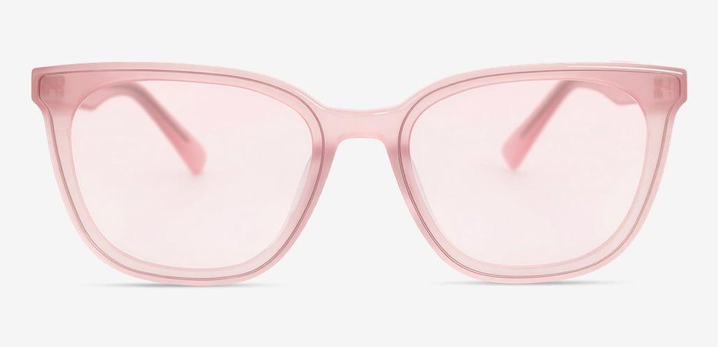 Thompson Lunettes de soleil Carrées Roses