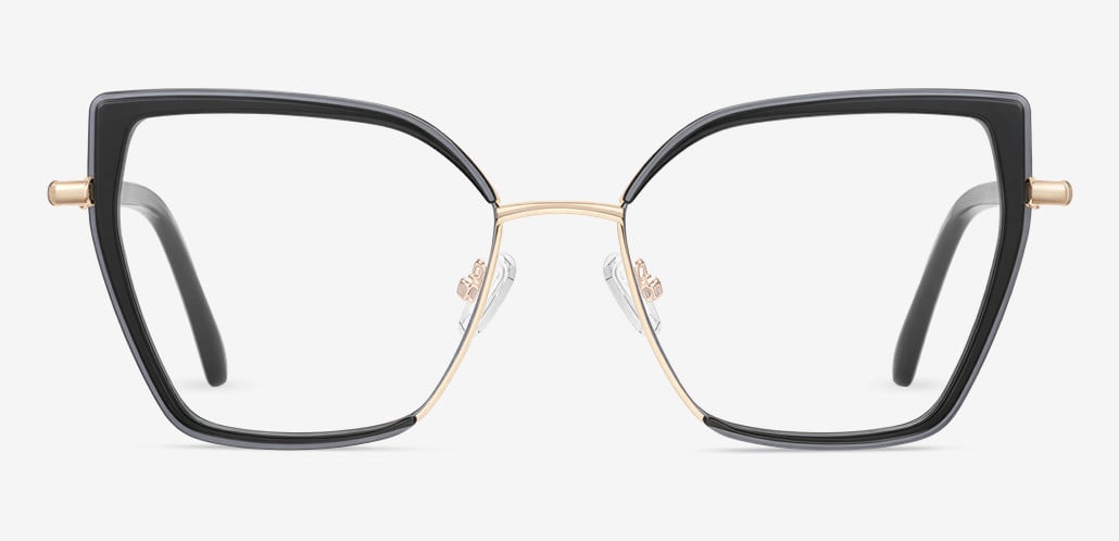 Modesty Black Cat Eye Glasses