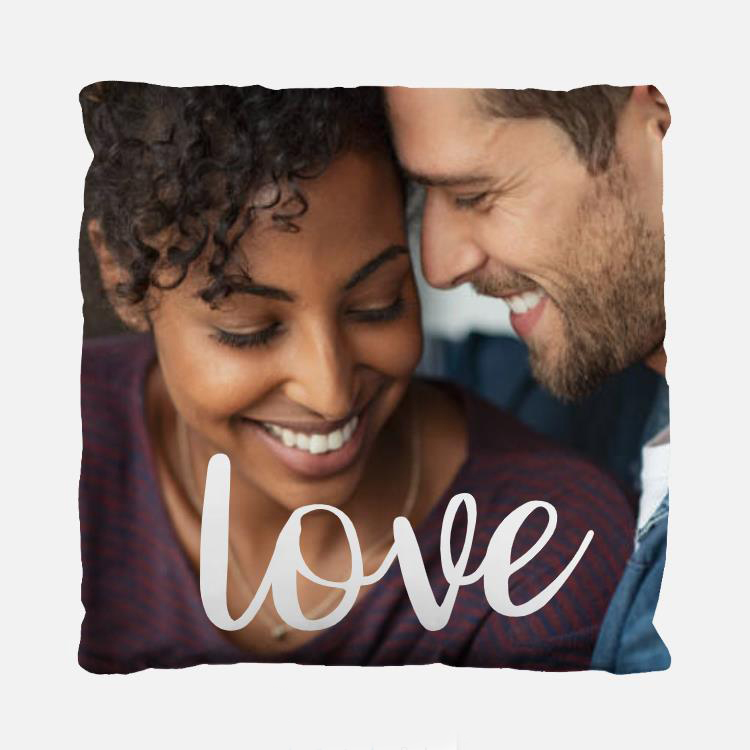 写真入れ 名入れ オーダー クッション