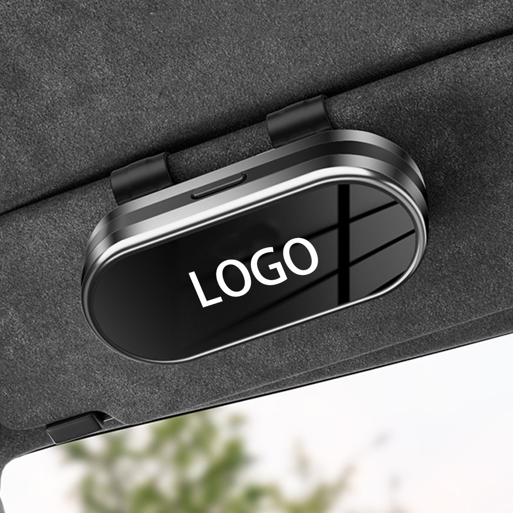 Personalized Car Mirror Glasses Case with Custom Logo Sunglasses Storage Box Gift for Men