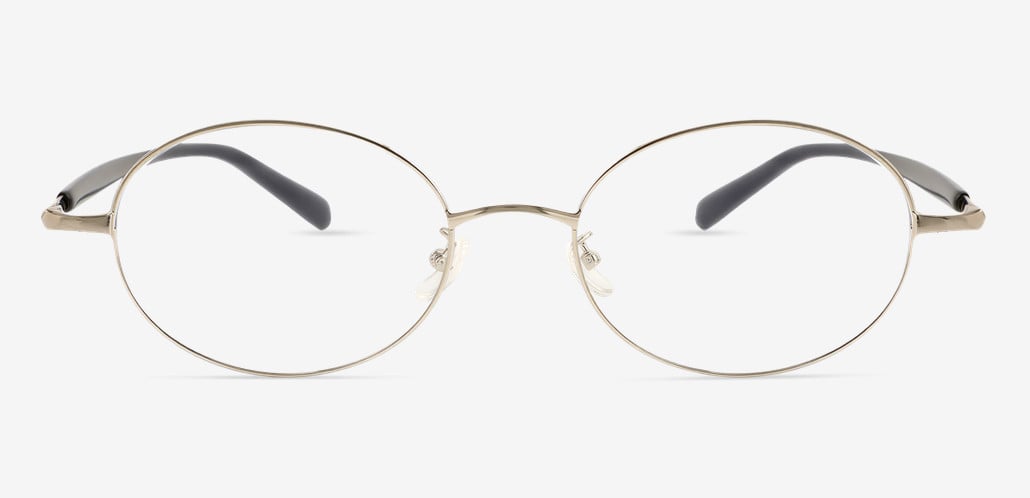 Ophelia Silver Oval Glasses