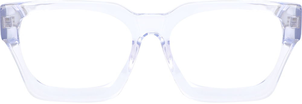 Eugene Clear Square Glasses - Aoolia.com